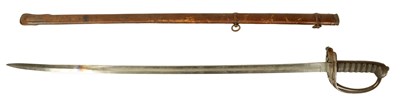 Lot 380 - A 19TH CENTURY BRITISH 1827 PATTERN RIFLE VOLUNTEER OFFICER’S SWORD