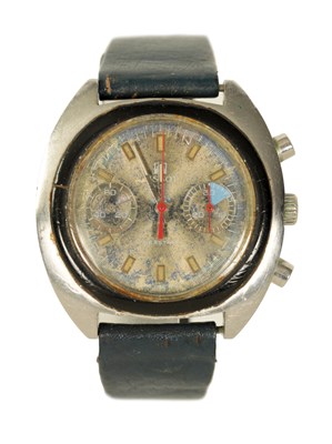 Lot 1026 - A 1970’s GENTLEMAN’S STEEL TISSOT SEASTAR CHRONOGRAPH WRIST WATCH