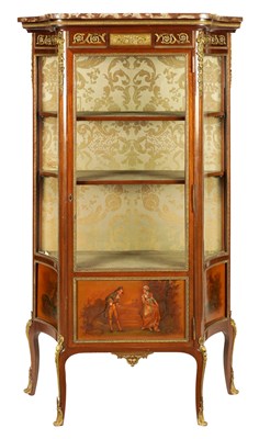 Lot 891 - A 19TH CENTURY LOUIS XVI STYLE VITRINE