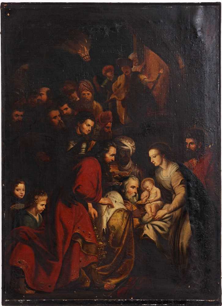 Lot 440 - 18TH/EARLY 19TH CENTURY CONTINENTAL SCHOOL OIL...