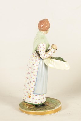 Lot 60 - LATE 19TH CENTURY PORCELAIN FIGURE OF A STREET VENDOR - POSSIBLY RUSSIAN