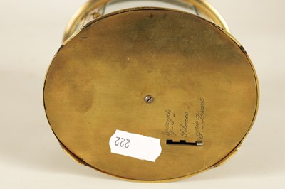 Lot 684 - A LATE 19TH CENTURY FRENCH OVAL CASED GRAND SONNERIE REPEATING CARRIAGE CLOCK