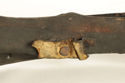 Lot 107 - A 17TH CENTURY CIVIL WAR CROMWELLIAN BOTTOM SECTION OF AN ARTICULATED BACK PLATE