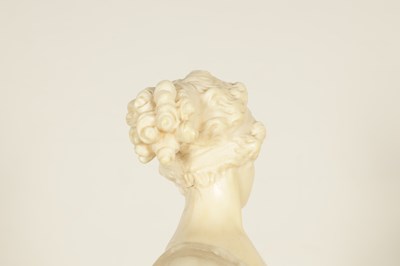 Lot 759 - PAUL PHILLIPE (1870–1930). AN EARLY 20TH CENTURY FRENCH MIXED MEDIA FIGURAL SCULPTURE OF A YOUNG LADY