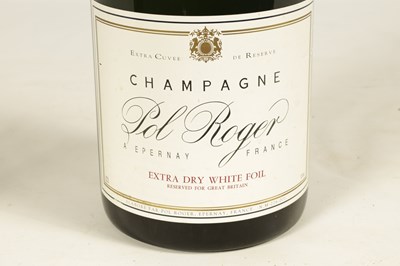 Lot 1119 - A LARGE BALTHAZAR BOTTLE OF ‘POL ROGER’ CHAMPAGNE