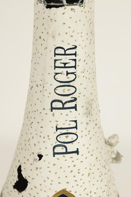 Lot 1119 - A LARGE BALTHAZAR BOTTLE OF ‘POL ROGER’ CHAMPAGNE