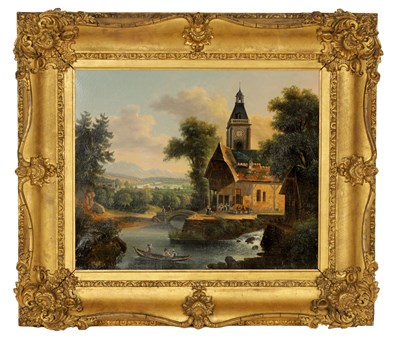 Lot 627 - A 19TH CENTURY CONTINENTAL OIL ON CANVAS
