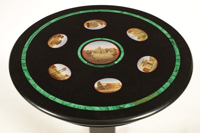 Lot 967 - A FINE 19TH CENTURY GRAND TOUR ITALIAN MICRO MOSAIC INLAID OCCASIONAL TABLE