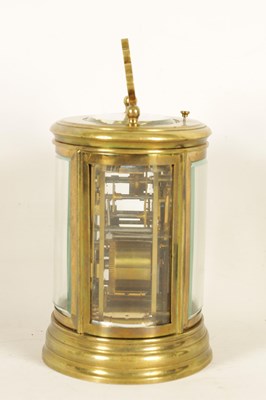 Lot 670 - A LATE 19TH CENTURY FRENCH OVAL REPEATING CARRIAGE CLOCK