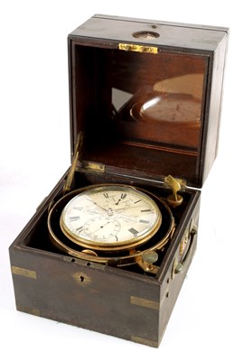 Lot 808 - C. HARRIS, CORNHILL, LONDON. NO 862 AN EARLY 19TH CENTURY EIGHT-DAY MARINE CHRONOMETER