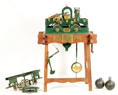 Lot 673 - MUIRHEAD & SONS, GLASGOW. A GOOD QUALITY VICTORIAN STRIKING TURRET CLOCK MOVEMENT