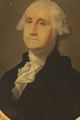 Lot 1430 - E.C. MIDDLETON. A PAIR OF EARLY CHROMOLITHOGRAPHS OF GEORGE WASHINGTON AND HIS WIFE