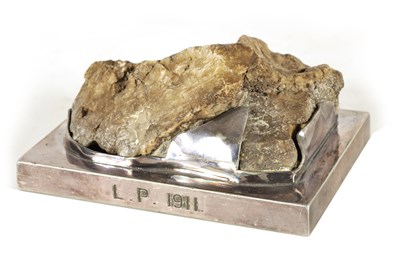 Lot 1427 - AN EARLY 20TH CENTURY SILVER ORE PAPERWEIGHT