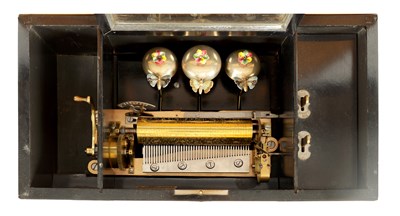 Lot 481 - A LATE 19TH CENTURY SWISS EIGHT AIRS CYLINDER MUSIC BOX