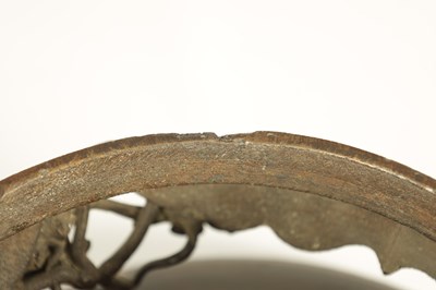 Lot 327 - A LARGE JAPANESE MEIJI PERIOD PATINATED KORO AND COVER