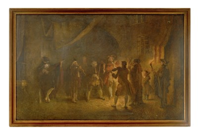 Lot 345 - A LARGE LATE 19TH CENTURY OIL ON CANVAS