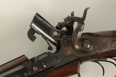 Lot 382 - GILBY PATENT, A RARE 19TH CENTURY DOUBLE PERCUSSION BREACH LOADING RIFLE