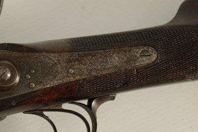 Lot 382 - GILBY PATENT, A RARE 19TH CENTURY DOUBLE PERCUSSION BREACH LOADING RIFLE