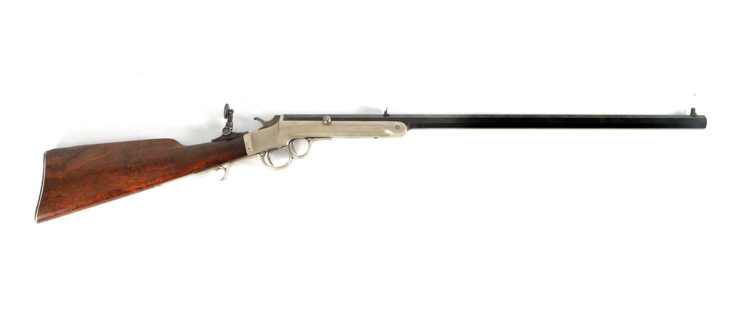 Breach Load Rifles Lot 412 - A 19TH CENTURY FRANK WESSON BREECH-LOADING