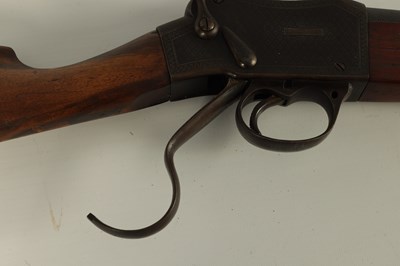 Lot 405 - A MID 19TH CENTURY MANTON & CO.  577-450 SMOOTH BORE MARTINI ACTION RIFLE