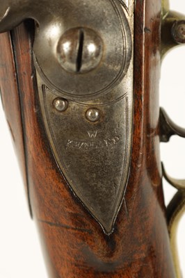 Lot 398 - AN EARLY 19TH CENTURY BROWN BESS FLINTLOCK RIFLE BY WILLIAM KETLAND