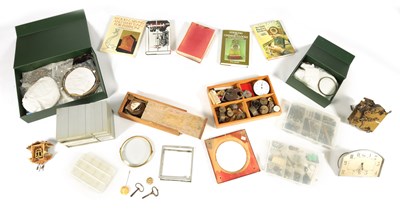 Lot 981 - A COLLECTION OF CLOCK PARTS