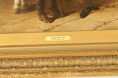 Lot 857 - JAMES HARDY JNR (British, 1832-1889) A 19TH CENTURY OIL ON CANVAS