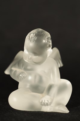 Lot 11 - A COLLECTION OF FOUR LALIQUE FRANCE FROSTED GLASS SCULPTURES