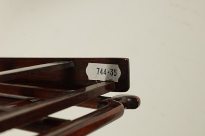 Lot 108 - A 19TH CENTURY CHINESE HARDWOOD PORTABLE BOOKREST/EASEL
