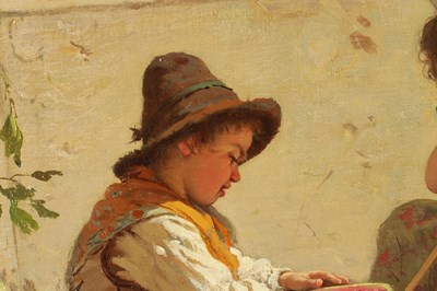 Lot 884 - ANTONIO E. PAOLETTI (1834 - 1912). A LATE 19TH CENTURY OIL ON CANVAS