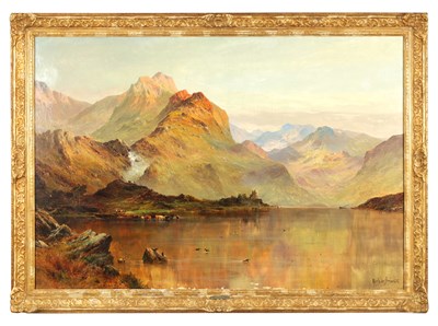 Lot 832 - ALFRED DE BREANSKI, R.B.A. (1852 - 1928). A LARGE 19TH CENTURY OIL ON CANVAS