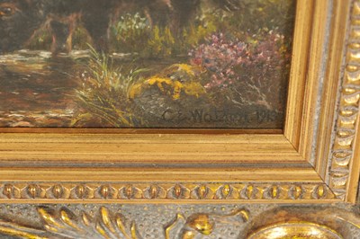 Lot 831 - CHARLES WATSON, (1837-1900) AN EARLY 20TH CENTURY OIL ON CANVAS