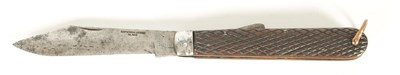 Lot 392 - A LARGE EARLY 20TH CENTURY LOCKING PENKNIFE PROBABLY BY JOSEPH ROGERS, SHEFFIELD