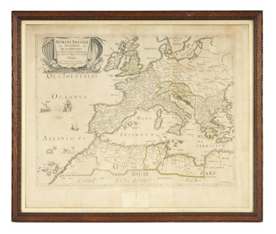 Lot 844 - A LATE 17TH CENTURY ITALIAN MAP OF EUROPE ENTITLED ROMANI IMPERII AND DATED 1669