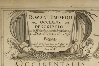 Lot 844 - A LATE 17TH CENTURY ITALIAN MAP OF EUROPE ENTITLED ROMANI IMPERII AND DATED 1669
