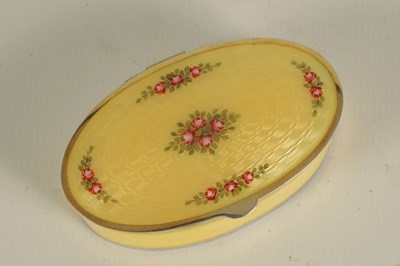 Lot 257 - A LATE 19H CENTURY NORWEGIAN SILVER GILT AND GUILLOCHE ENAMEL BOX