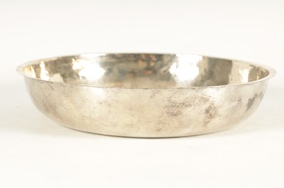 Lot 523 - AN ARTS AND CRAFTS DUCHESS OF SUTHERLAND CRIPPLES GUILD SILVERED COPPER BOWL