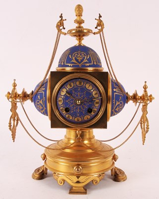 Lot 516 - A stylish 19th Century Ormolu and Blue...