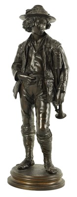 Lot 648 - PAUL MOREAU VAUTHIER (1871 - 1936). AN EARLY 20TH CENTURY BRONZE FIGURE