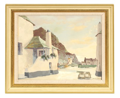 Lot 850 - FREDERICK T. W. COOK (1907 - 1982), A 20TH CENTURY OIL ON CANVAS