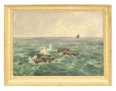 Lot 805 - RICHARD HESKETH (1867-1919) AN EARLY 20TH CENTURY OIL ON CANVAS