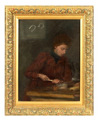 Lot 849 - ATTRIBUTED TO ROGER FRY A LATE 19TH/EARLY 20TH CENTURY OIL ON CANVAS