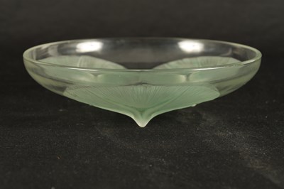 Lot 20 - A FRENCH RENE LALIQUE ‘VOLUBILIS’ OPALESCENT GREEN STAINED GLASS DISH