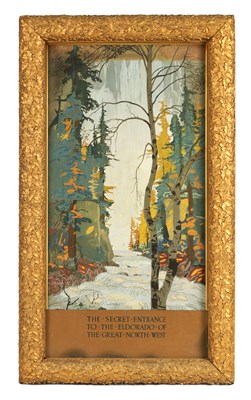 Lot 866 - ATT. TOM THOMSON (CANADIAN 1877-1917) A LARGE EARLY 20TH CENTURY GOUACHE AND WATERCOLOUR