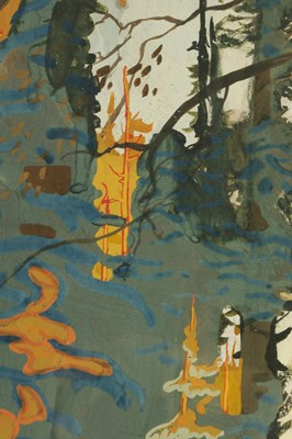 Lot 866 - ATT. TOM THOMSON (CANADIAN 1877-1917) A LARGE EARLY 20TH CENTURY GOUACHE AND WATERCOLOUR