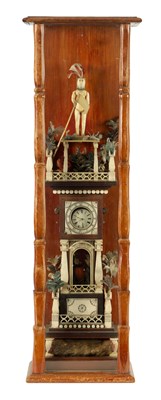 Lot 774 - A RARE 19TH CENTURY AMERICAN SCRIMSHAW-WORK WATCH TOWER