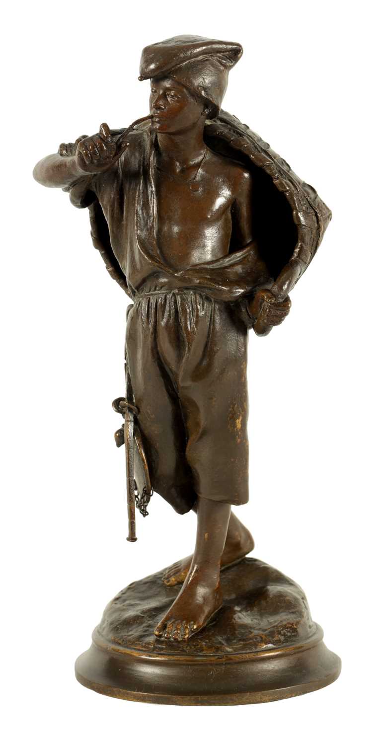 Lot 617 A LATE 19TH CENTURY ITALIAN BRONZE SCULPTURE