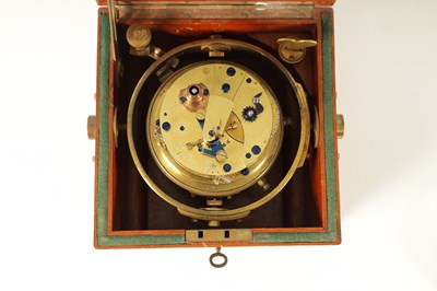 Lot 964 - DENT, ROYAL EXCHANGE, LONDON. 51940. A RARE TWO-DAY MARINE CHRONOMETER WITH STAPLE  ESCAPEMENT