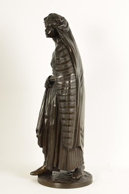 Lot 684 - JEAN JULES SALMSON (1823 -1902) A 19TH CENTURY FRENCH PATINATED BRONZE SCULPTURE