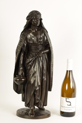 Lot 684 - JEAN JULES SALMSON (1823 -1902) A 19TH CENTURY FRENCH PATINATED BRONZE SCULPTURE